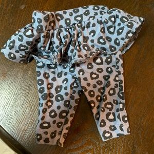 Carters Infant Cheetah Print Leggings (NB)